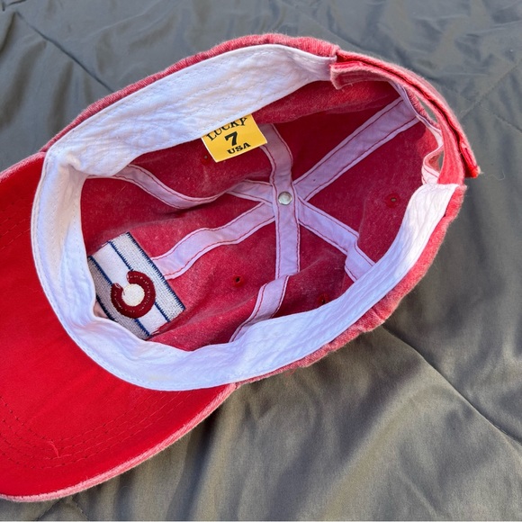 red Colorado flag baseball hat - Picture 3 of 3